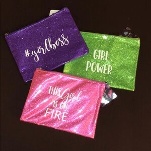 Inspirational Glittery Make Up Bag